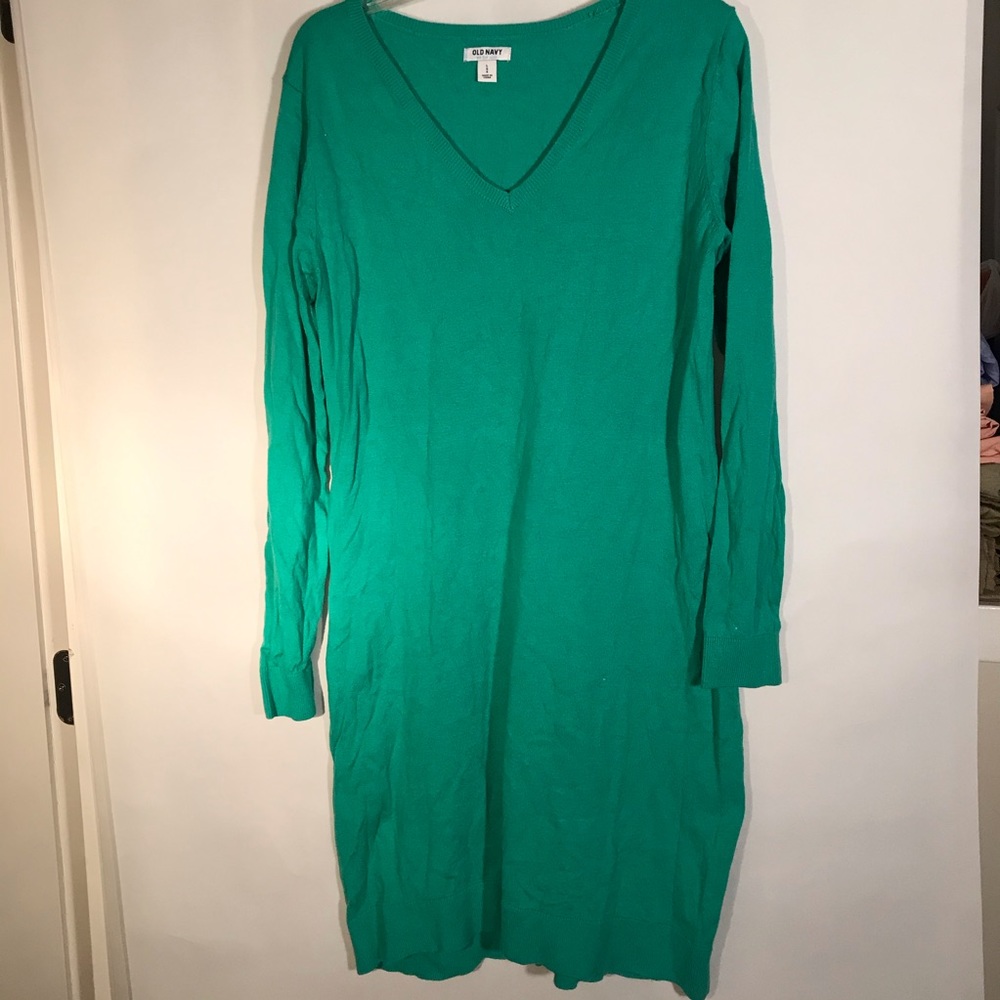Kelly Green sweater dress